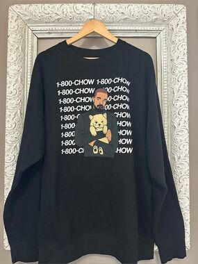Dog Limited x Drake Black Crewneck Sweatshirt. Size XL